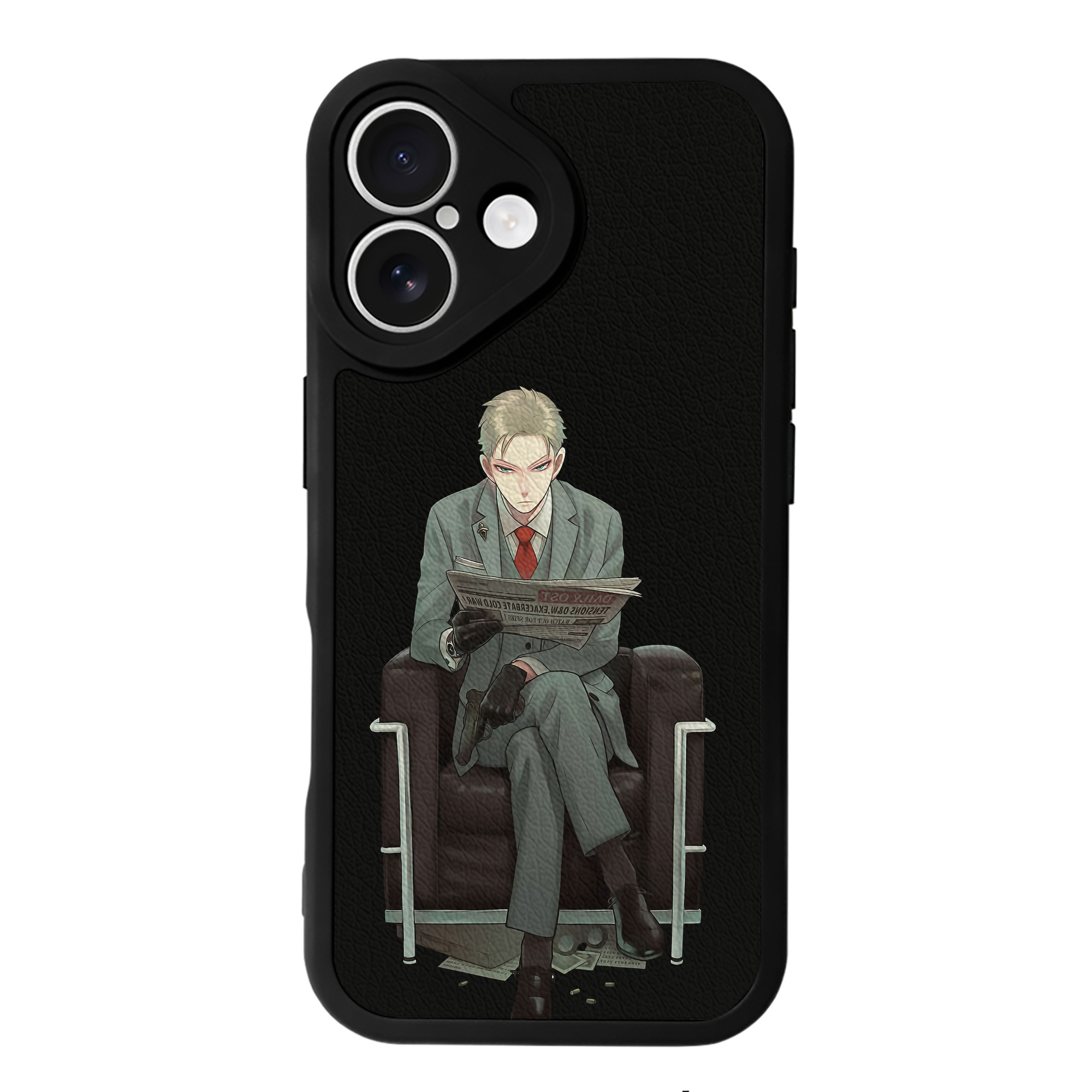 （画像用） SPY×FAMILY间谍家家酒 【iPhone 16シリーズ対応】シリコンスマホケース（レザー調） 材質：シリコン